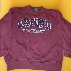 Vintage Oxford University Crewneck Sweatshirt Adult Small Maroon Mens